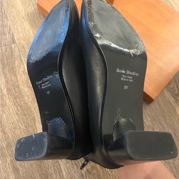 Acne Black Ankle Boots size 7 - Picture 2 of 2